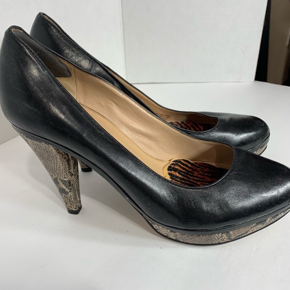Leather Antonio Melani Heeled Pump - Picture 1 of 3
